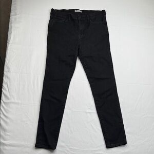 MADEWELL Roadtripper Black Denim size 31 jeans stretchy road trip tripper pants
